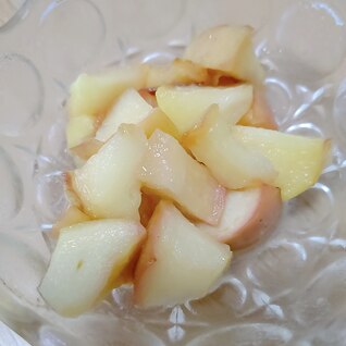 リンゴのカラメルバター焼き